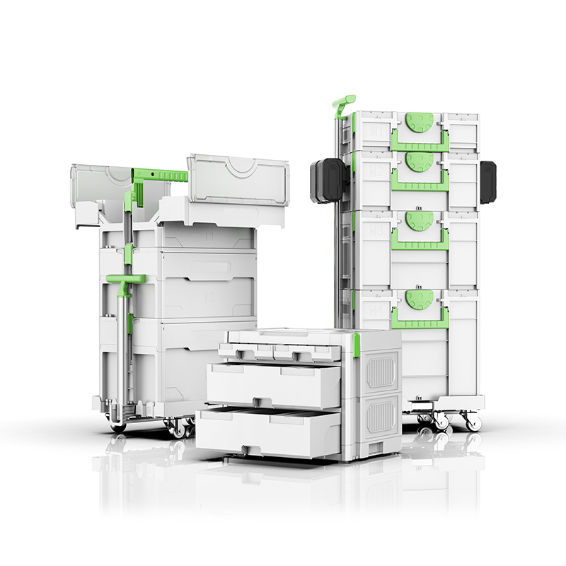 กล่องเครื่องมือไฟฟ้าพลาสติกแบบแยกส่วนของ YW-A